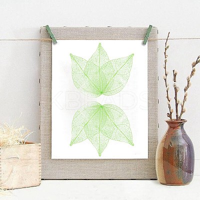 100Pcs Dried Flower Leaf Craft Supplies AJEW-CP0009-41A-1