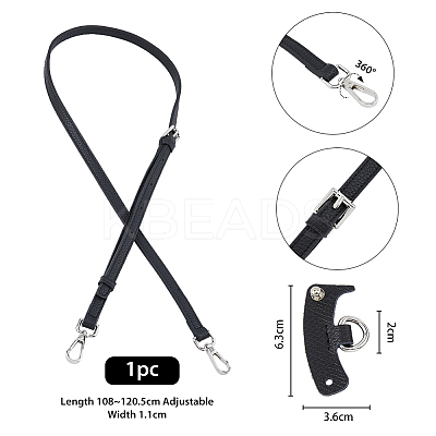 Leather Crossbody Long Purse Straps FIND-WH0126-329A-1