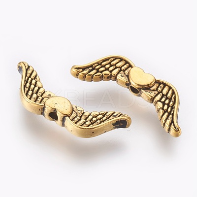 Tibetan Style Alloy Beads X-TIBEB-6803-AG-LF-1