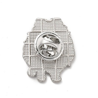 Dog Enamel Pin with Brass Butterfly Clutches LS-JEWB-A006-01I-1