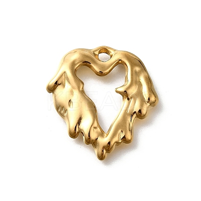 304 Stainless Steel Pendants STAS-V006-03G-04-1