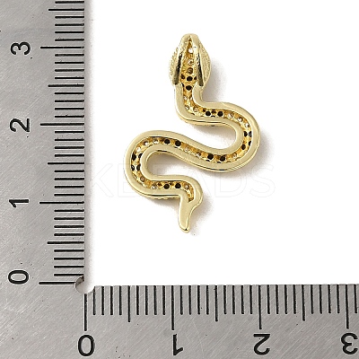 Brass Micro Pave Cubic Zirconia Pendants KK-R162-034A-G-1
