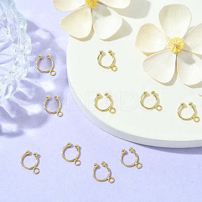 5 Pairs Brass Ear Cuff Findings KK-SZ0002-44-1