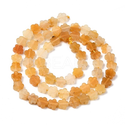 Natural Yellow Aventurine Beads Strands G-B138-C20-01-1