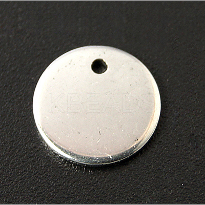 Tarnish Resistant 304 Stainless Steel Stamping Blank Tag Pendants X-STAS-Q056-20mm-1