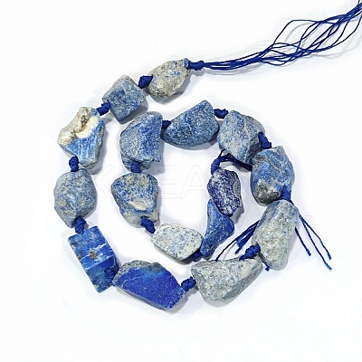 Natural Lapis Lazuli Beads Strands G-G697-E09-01-1