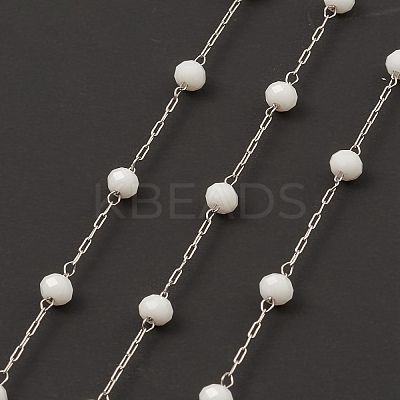 Glass Round Beaded Chains CHS-B003-04B-1