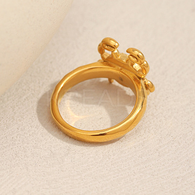 304 Stainless Steel Finger Rings for Women LS-RJEW-C144-02G-1