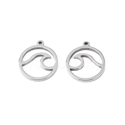 Non-Tarnish 304 Stainless Steel Pendants STAS-N095-104-1