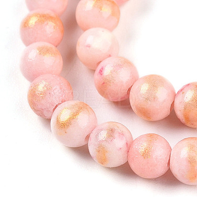 Natural Mashan Jade Beads Strands G-A255-A01-04B-1