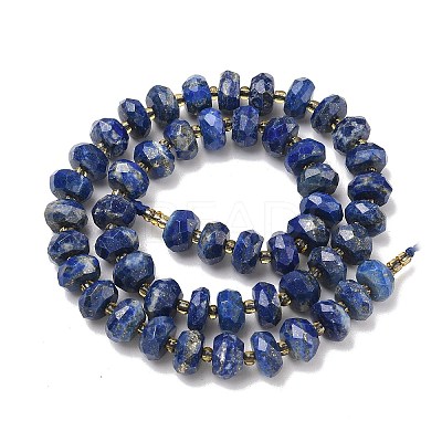 Natural Lapis Lazuli Beads Strands G-L642-J08-01-1
