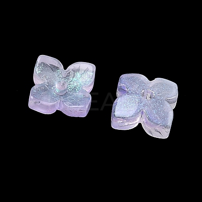 Dyed & Heated Glass Bead Caps GLAA-Z019-01E-1