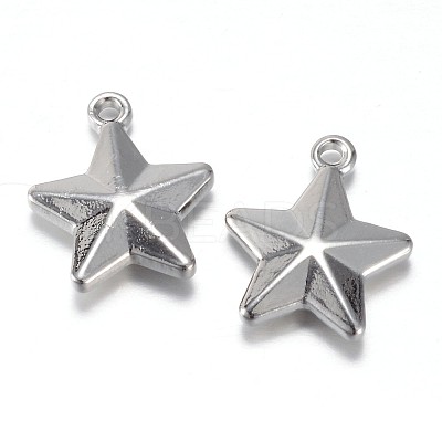 Tarnish Resistant 304 Stainless Steel Charms STAS-P171-31P-1