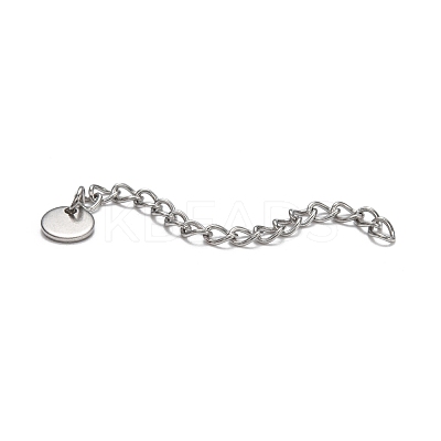 Tarnish Resistant 304 Stainless Steel Chain Extender STAS-E104-41G-1
