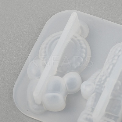 DIY Spaceman Silicone Pendant Molds X-DIY-P006-27-1