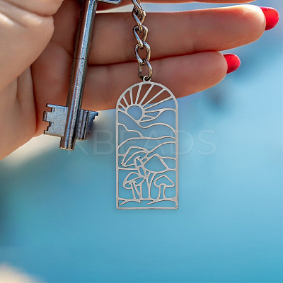12Pcs 6 Styles Divination Theme 201 Stainless Steel Pendants STAS-DC0012-70-1
