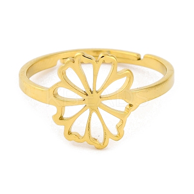 201 Stainless Steel Adjustable Ring for Women RJEW-D082-03C-1