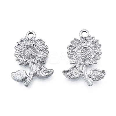 Non-Tarnish 201 Stainless Steel Pendants X-STAS-N098-208P-1