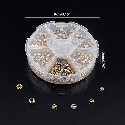 Gear Tibetan Style Alloy Spacer Beads PALLOY-NB0001-94G-NF-1