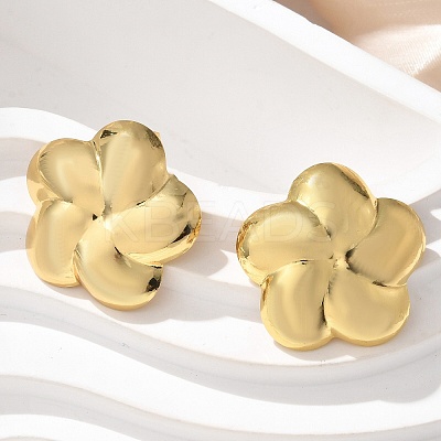 304 Stainless Steel Stud Earrings for Women EJEW-U047-07G-1