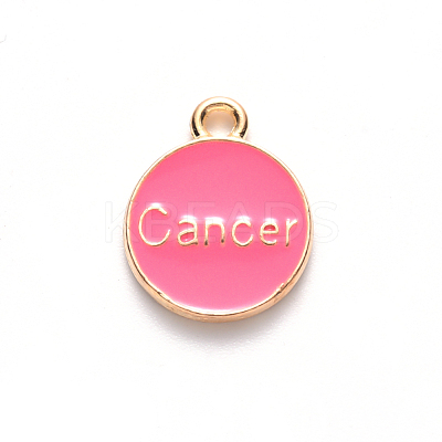 Alloy Enamel Pendants X-ENAM-S124-01B-03D-1