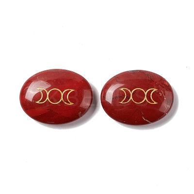 Natural Red Jasper Healing Massage Palm Stones G-E579-03C-1