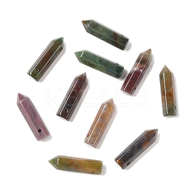 Natural Indian Agate Pointed Pendants G-D460-01B-1