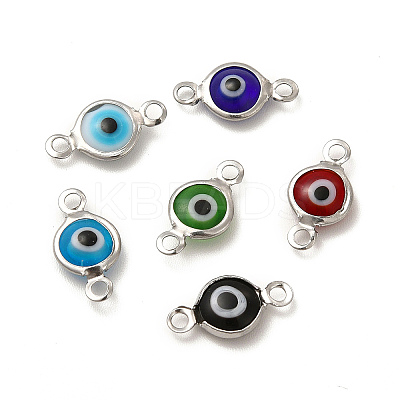 304 Stainless Steel Connector Charms X-STAS-G305-09P-1