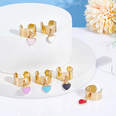 304 Stainless Steel Open Cuff Rings RJEW-UN00018-1