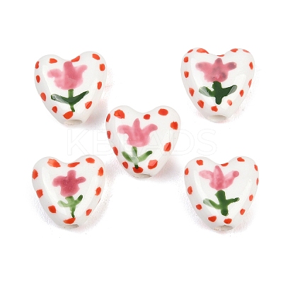 Handmade Porcelain Beads LS-PORC-B007-02E-1