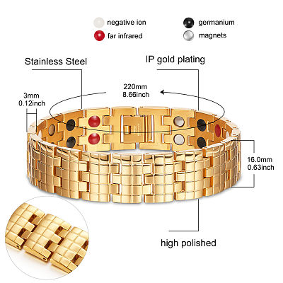 Stainless Steel Watch Band Bracelets JB648B-1