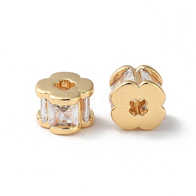 Rack Plating Brass Beads KK-M264-09G-1