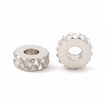 Non-Tarnish 201 Stainless Steel Spacer Beads STAS-A057-25A-P-1