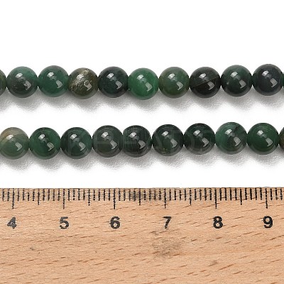 Natural African Jade Beads Strands G-F820-K02-6mm-1