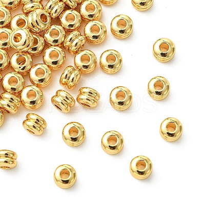 SHEGRACE Flat Round Brass Beads XGRPCU423-294G-1