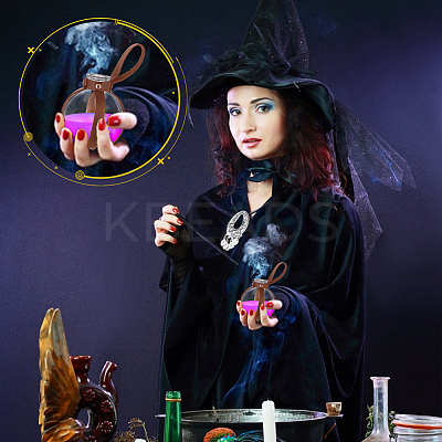 Dark Magic Cork Potion Bottle AJEW-WH0415-80C-1