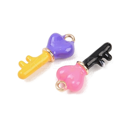 Alloy Enamel Pendants ENAM-A012-06G-1
