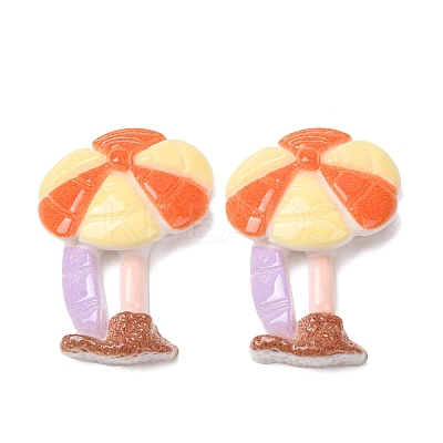 Opaque Resin Cabochons RE-CBA49A8-01-1