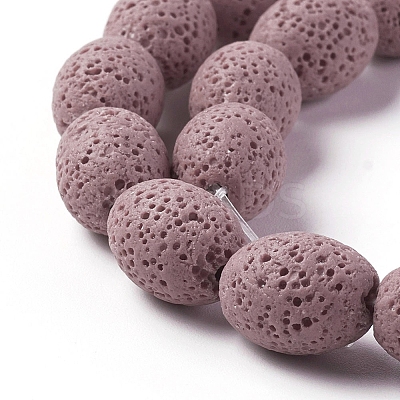 Natural Lava Rock Beads Strands G-F671-03B-17-1