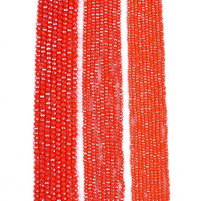 Electroplate Glass Beads Strands EGLA-A044-P2mm-A03-1