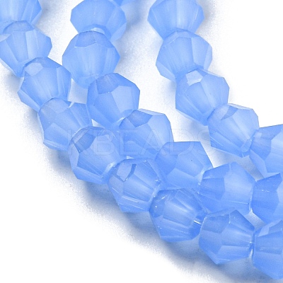 Imitation Jade Glass Beads Strands GLAA-F029-J4mm-04-1