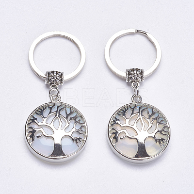 Opalite Keychain KEYC-G043-C06-1