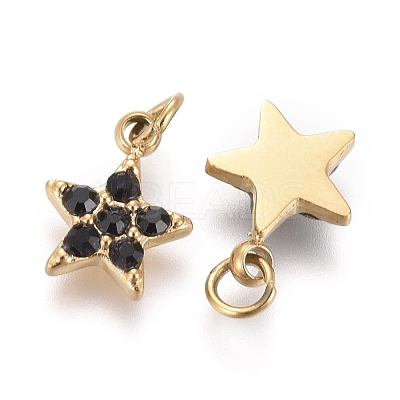 316 Surgical Stainless Steel Charms STAS-F256-024A-G-1