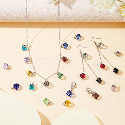 DIY Rhombus Pendant Decoration Making Kit DIY-OC0010-49-1