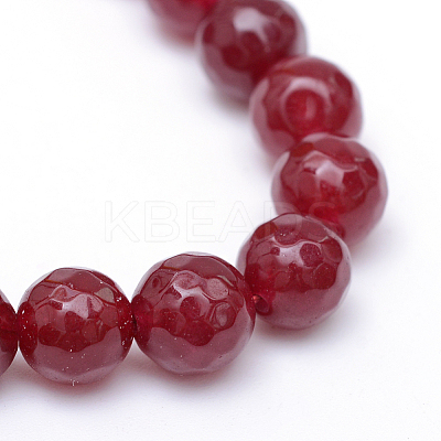 Natural White Jade Bead Strands G-R346-8mm-02-1