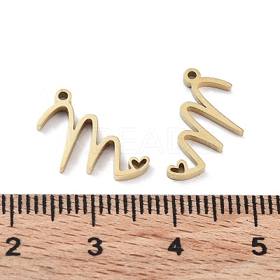 304 Stainless Steel Charms STAS-M327-02G-M-1