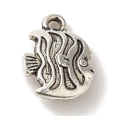 Tibetan Style Alloy Pendants TIBEP-L021-35AS-1