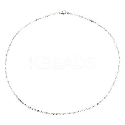 10Pcs 304 Stainless Steel Cable Chain Necklaces Set for Men Women STAS-YW0002-01P-1