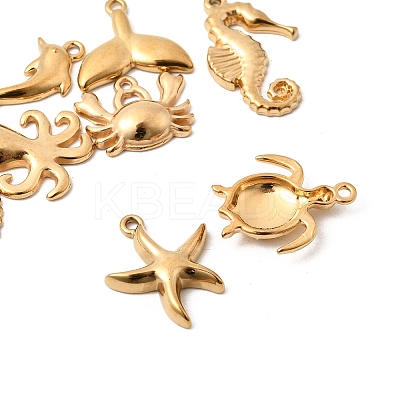 Ocean Theme 201 Stainless Steel Pendants STAS-F348-01C-G-1