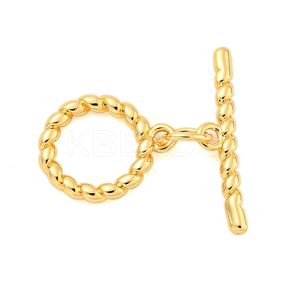 Brass Toggle Clasps KK-A223-25G-1